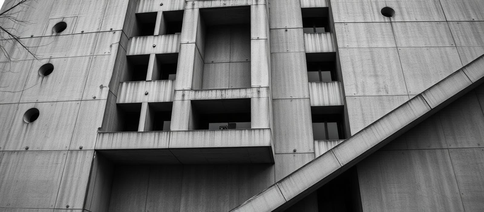 The Bloc Project studio — brutalist concrete architecture and 3D printing workspace in Pune, India