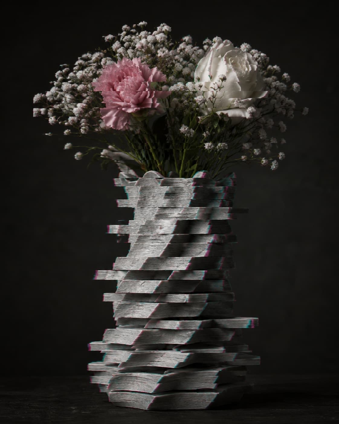 DRIP ARCH / ILLUMINATOR — 3D-printed RESIN sculptural object
